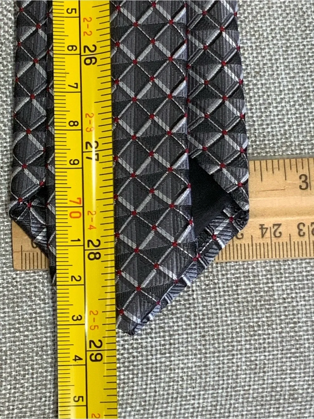 Perry Ellis Portfolio Skinny Geometric Tie